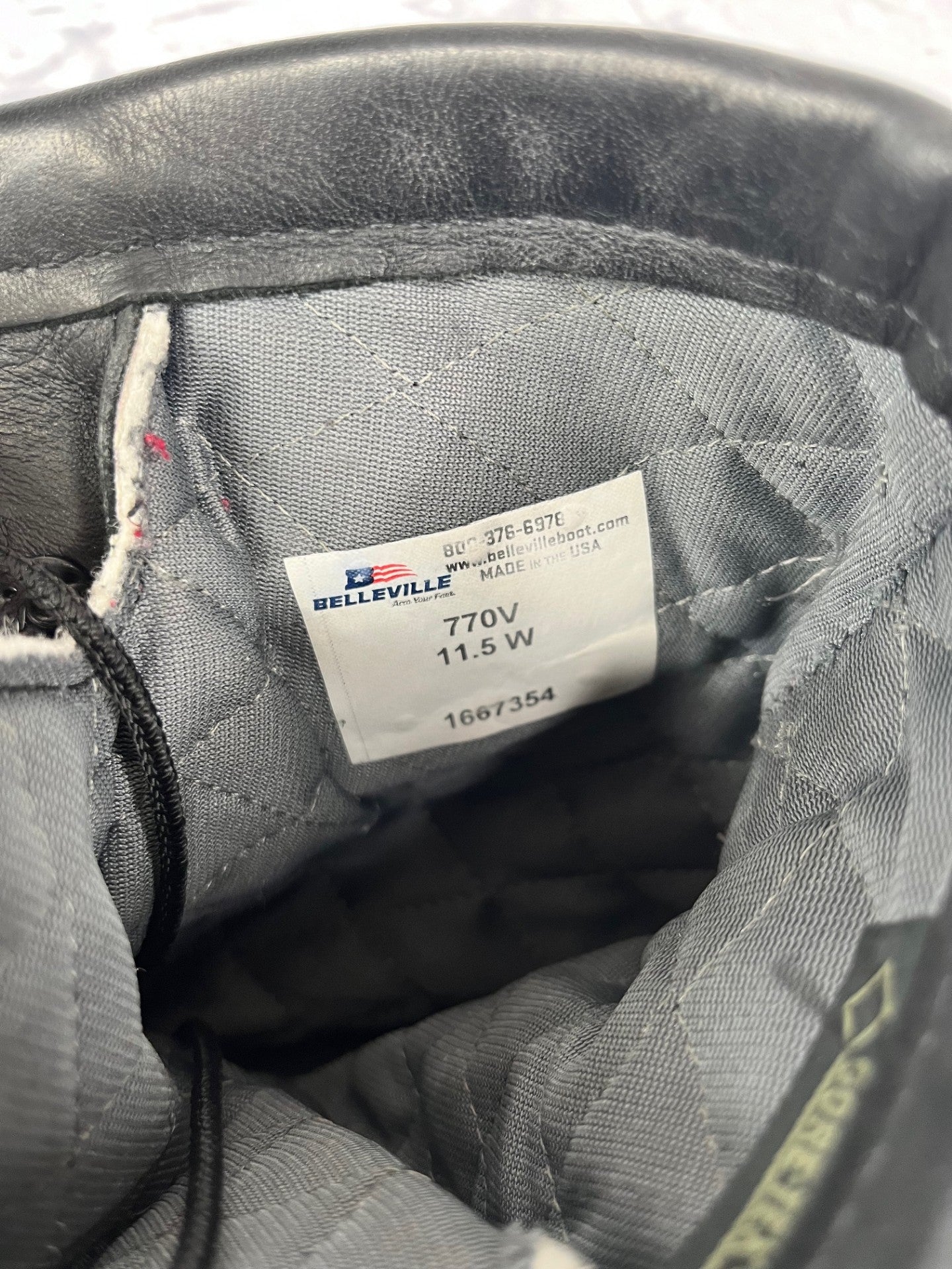 U.S. Military Insulated Cold Weather Combat Boots Size: 11.5 W