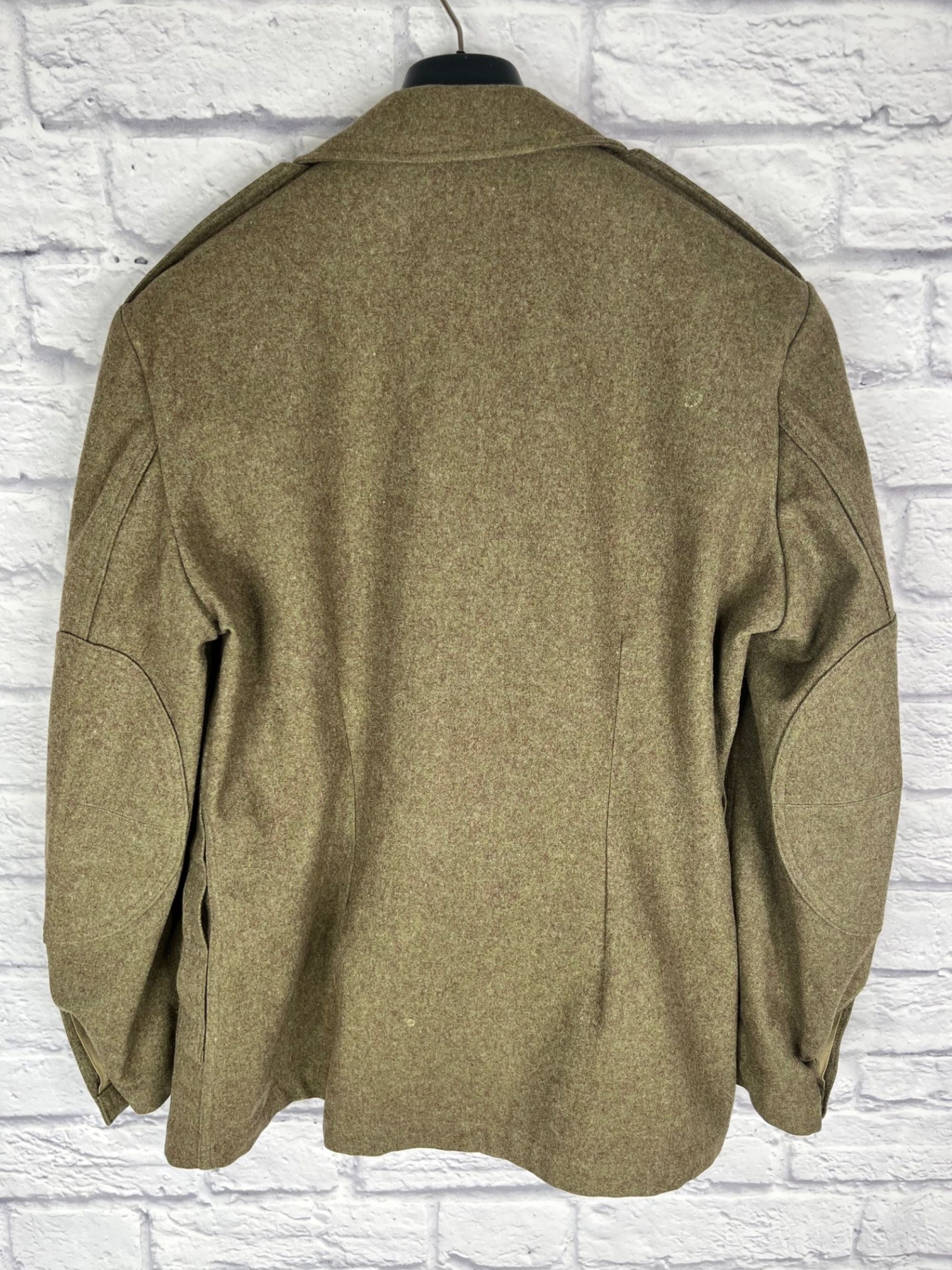 Vintage German Army Wool Field Shirt Size: Small #1