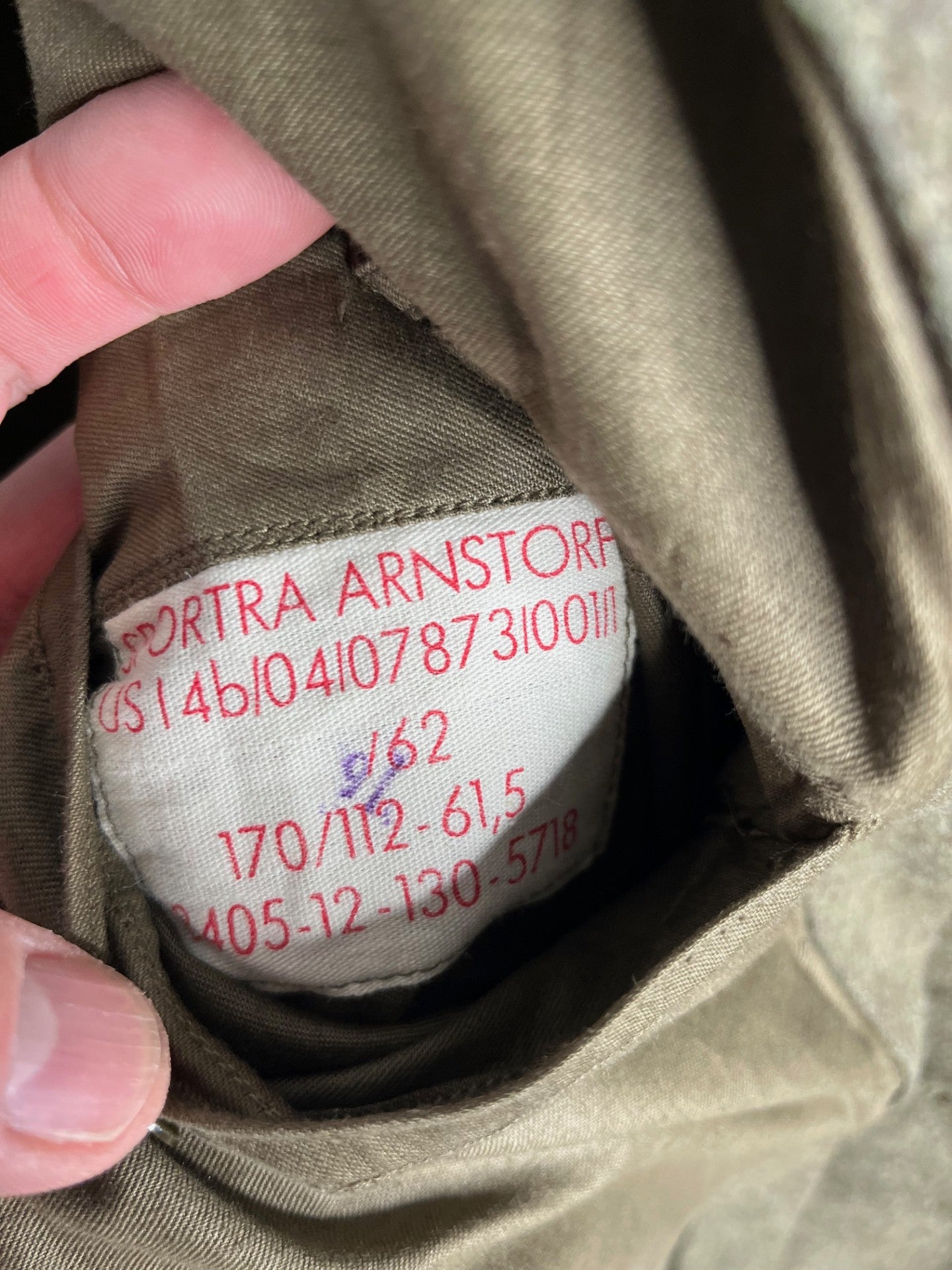 Vintage German Army Bundeswehr Wool Field Shirt Size: Medium #2