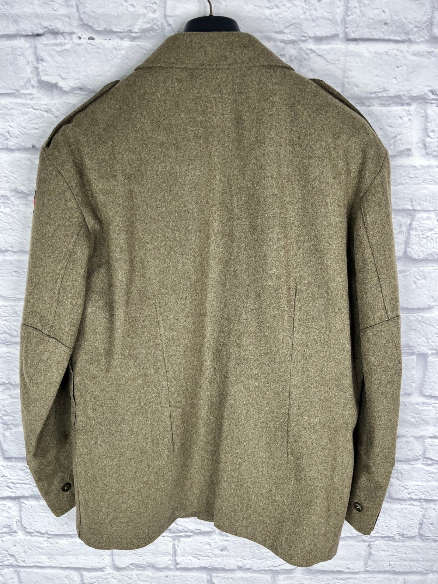 Vintage German Army Bundeswehr Wool Field Shirt Size: Medium #2