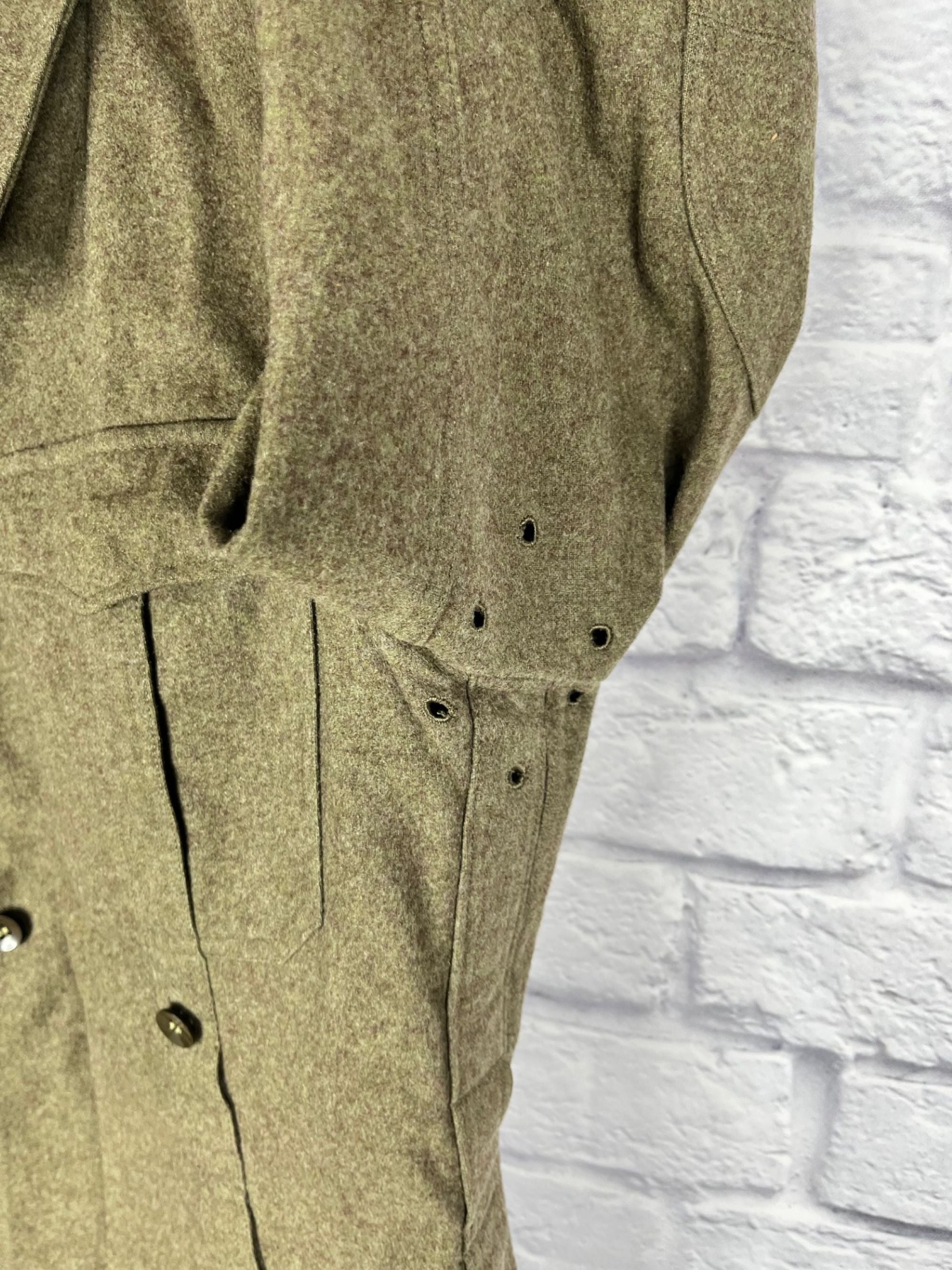 Vintage German Army Bundeswehr Wool Field Shirt Size: Medium #3