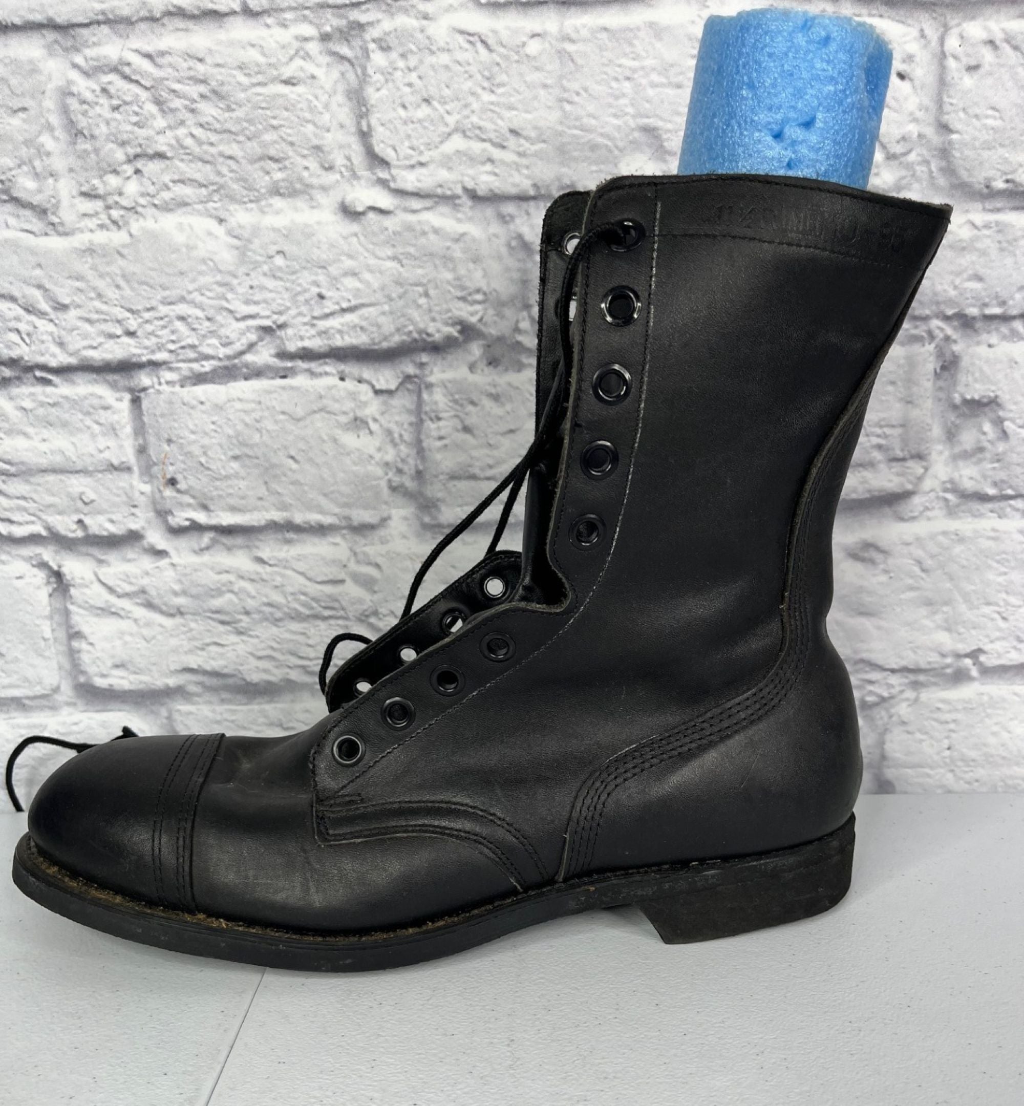 Vintage U.S. Military Steel Toe Combat Boots - 1995 ANSI Safety Rated - Size 11.5R