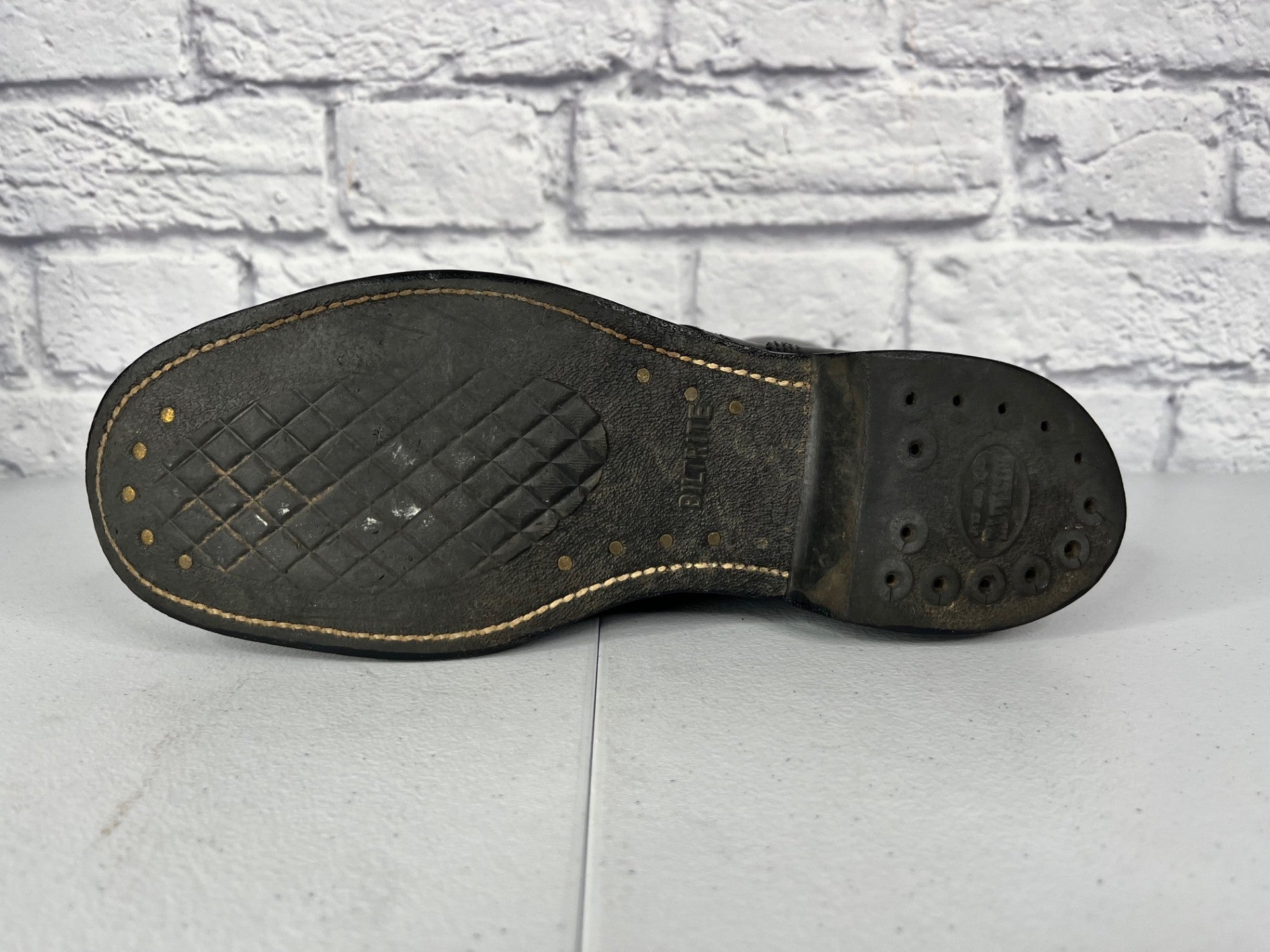 Vietnam Issue Black Leather Combat Boots w/ Zippers Size: 7R